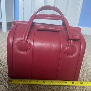 Marc Jacobs leather satchels red